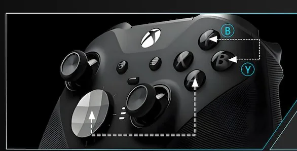 Button mapping on an Xbox controller with the P5Mate Pro